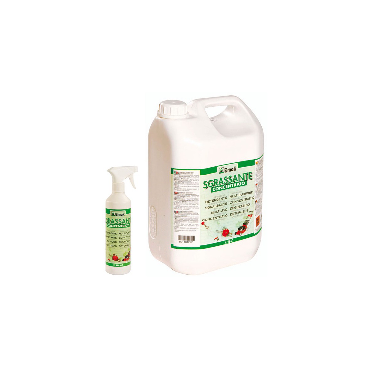 Detergente desengrasante multiuso concentrado
